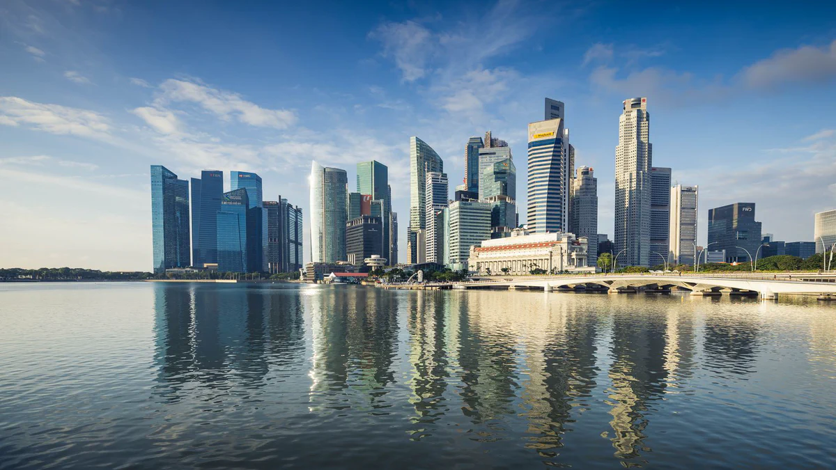 Singapore Marina Bay skyline