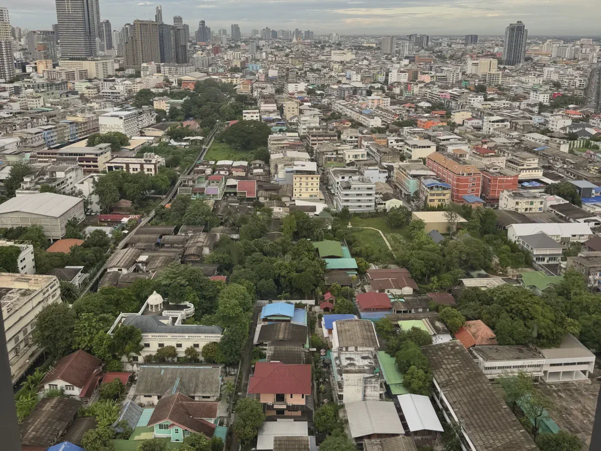 Bangkok skyline and the Chao Phraya River