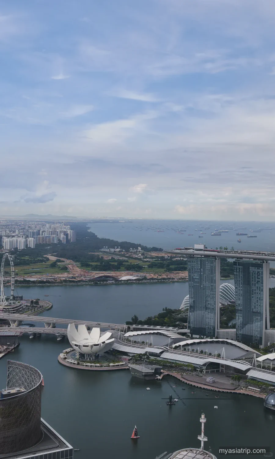 Singapore's Marina Bay skyline and waterfront