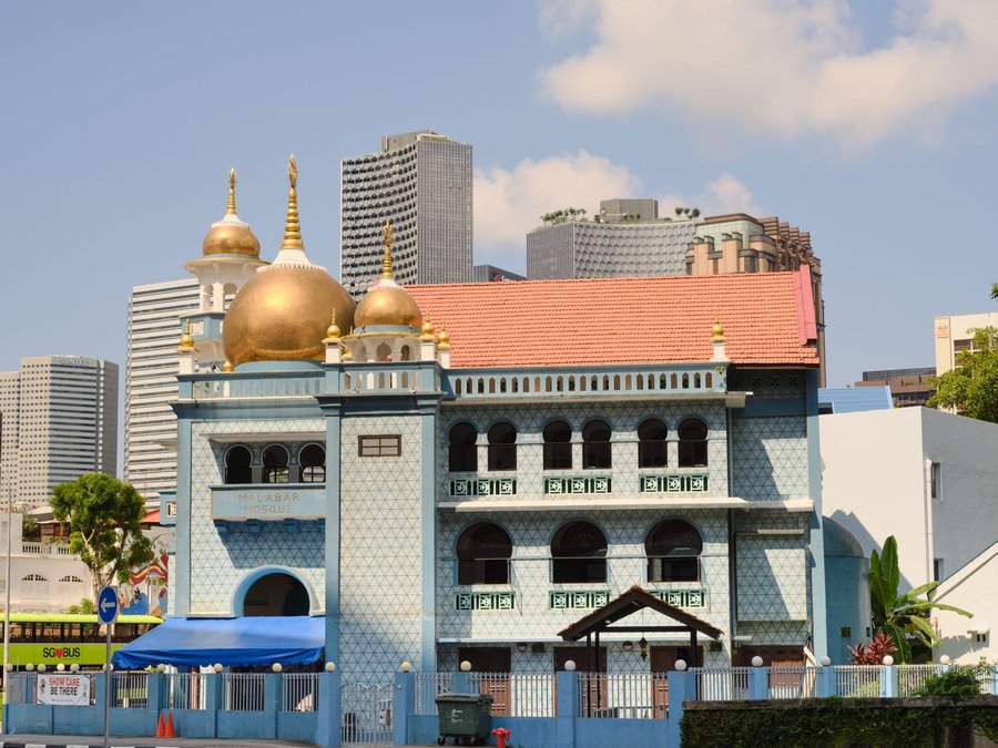 Sultan Mosque in Singapore's Kampong Glam neighborhood