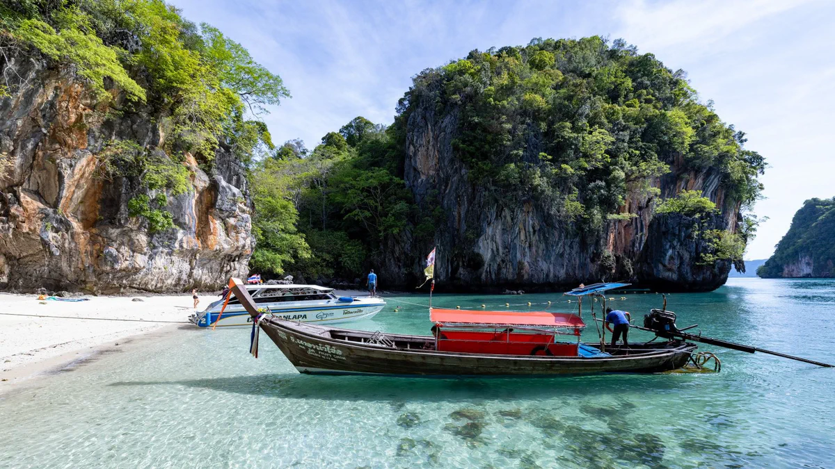Southern Thailand islands during the Gulf coast travel season